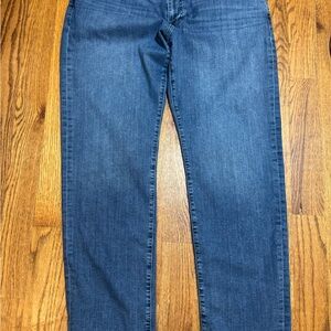 Mavi Dark Blue Straight Leg Jeans